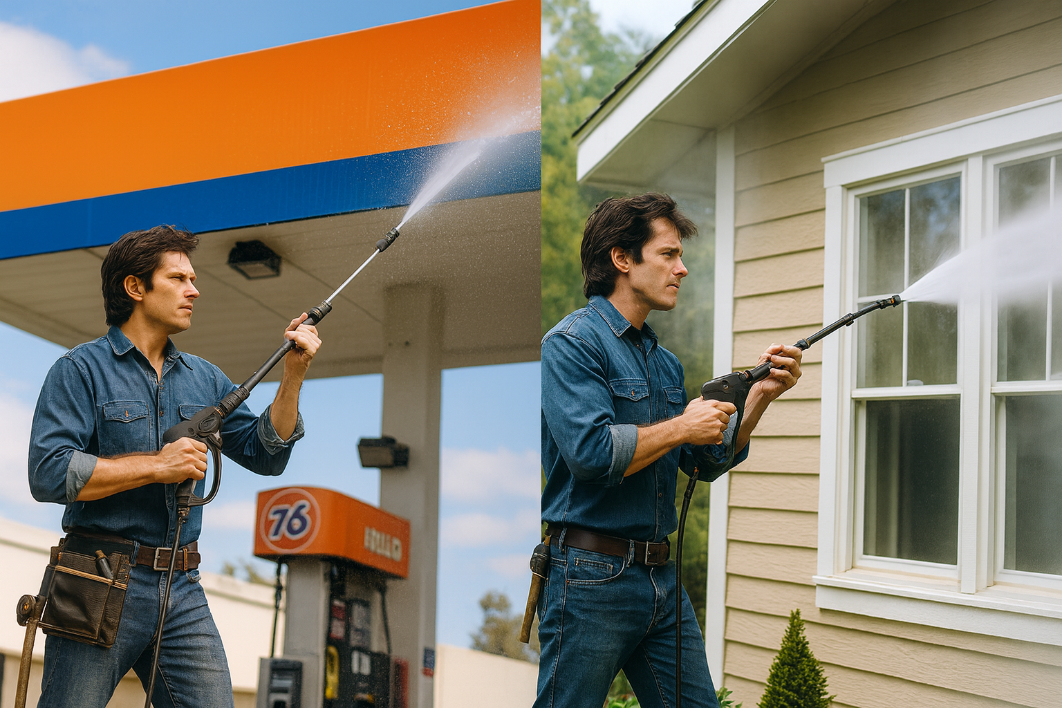 power washing